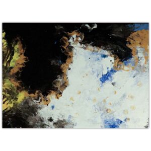 Tableau abstrait moderne unique "Oyfritz" – Œuvre unique par Denis Regoin