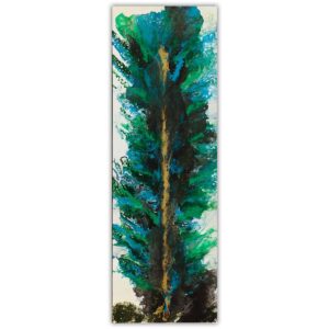 Tableau panoramique abstrait moderne "Ozytree" – Œuvre unique par Denis Regoin