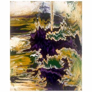 Triznor peinture unique abstraite Denis Regoin